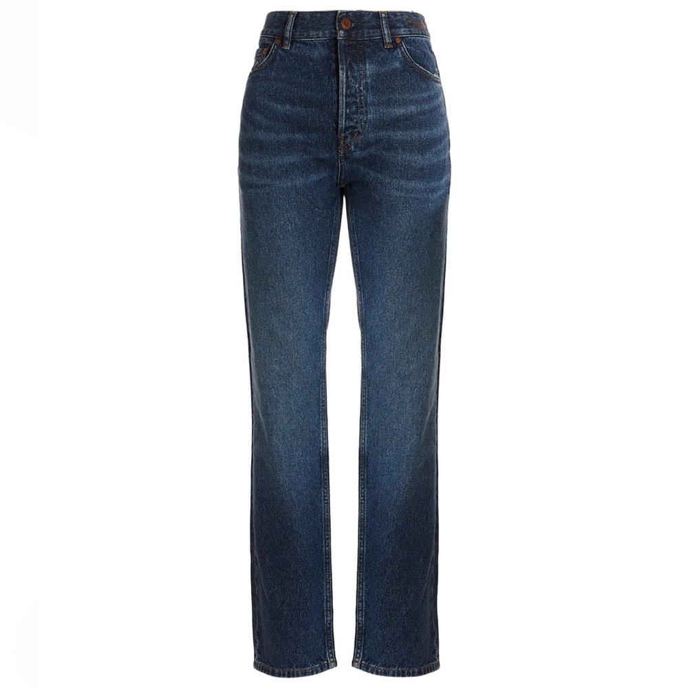 Chloe Classic Blue Women's Jeans Wide Leg